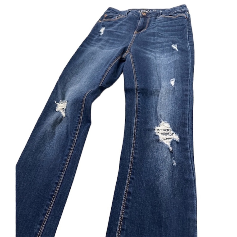 Vanilla Star high waisted ripped skinny jeans size 1 - Picture 2 of 6